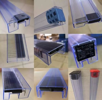 Tubo di imballaggio in plastica IC in PVC morbido trasparente Tubo di spedizione antistatico