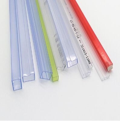 Radura statica di spedizione di plastica del PVC dei tubi dei componenti elettronici anti