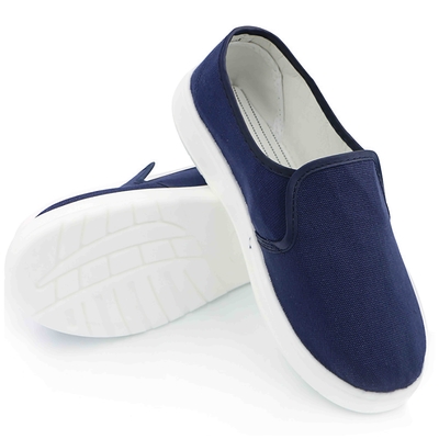 Slittamento comodo respirabile senza polvere dell'unità di elaborazione del fondo del PVC di Mesh Top Anti Static Shoes non