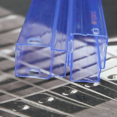 Componenti elettronici ESD Imballaggio Trasporto Tubo trasparente in PVC Dimensioni personalizzate