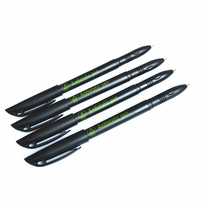 Penna a sfera antistatica ESD da 0,7 mm con vari colori di inchiostro, custodia in plastica nera