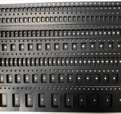 Nastro portante in rilievo statico dispersivo perfetto per l'imballaggio di componenti elettronici a 4 mm di passo