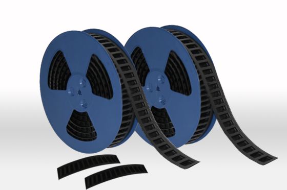 Nastro trasportatore ESD ad alta precisione per imballaggio SMD, tipi carta e plastica, dimensioni personalizzate disponibili