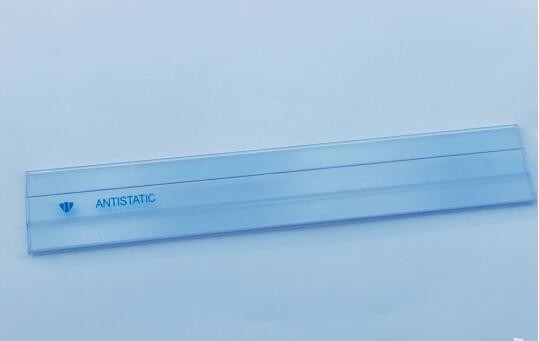 Anti CI tubi statici flessibili di ESD che imballano superficie blu trasparente