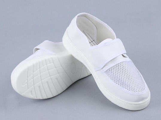 Accessori respirabili del locale senza polvere, singole scarpe di sicurezza nette dell'unità di elaborazione ESD del Velcro 220mm