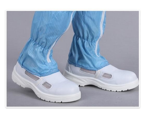 Sole scarpe di sicurezza che tende a dissipare statiche antipolvere blu del PVC   Materiale dell'unità di elaborazione