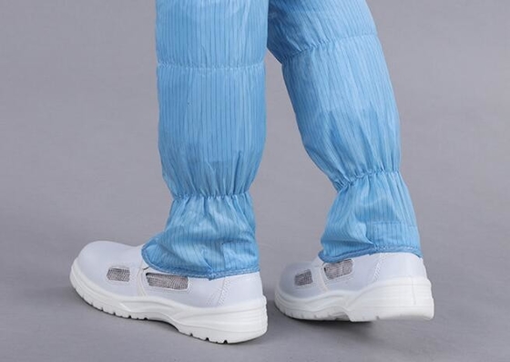 Sole scarpe di sicurezza che tende a dissipare statiche antipolvere blu del PVC   Materiale dell'unità di elaborazione