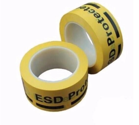 Nastro di segno sotterraneo di sicurezza del nastro d'avvertimento del pavimento adesivo del PVC ESD impermeabile