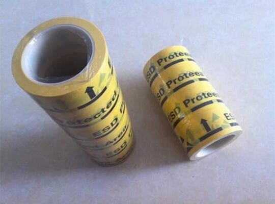 Nastro di segno sotterraneo di sicurezza del nastro d'avvertimento del pavimento adesivo del PVC ESD impermeabile