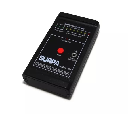 Anti tester statico portatile di resistività superficiale degli accessori ESD 90%RH 9V di ASTM D-257
