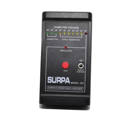 Anti tester statico portatile di resistività superficiale degli accessori ESD 90%RH 9V di ASTM D-257