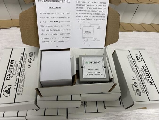 Tester antistatico del monitor online della cinghia di polso di SURPA 518-1 1.8W ESD