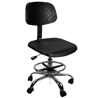 sedie di cuoio sintetiche della stanza pulita di 400x400mm ESD per lavoro 560mm regolabili