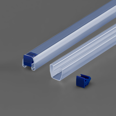 Metropolitana di IC ESD, anti spessore d'imballaggio statico dei tubi 0.5mm-2mm