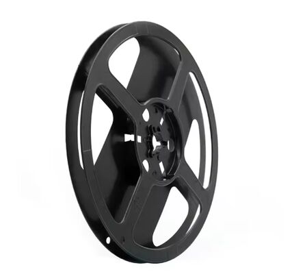 Rulli di imballaggio in plastica nera da 7 pollici per strisce flessibili SMD LED, bobine di nastro portante