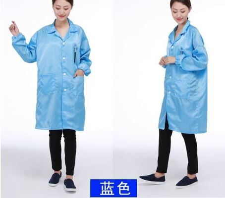 S-XXXL Polyester Respirante ESD Indumento per pulizia anti-statico