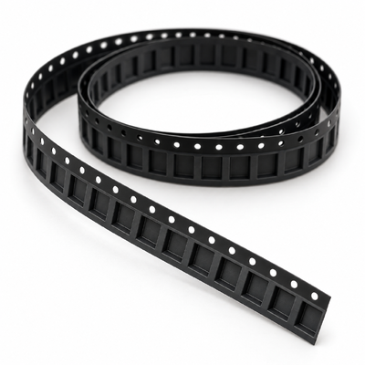 Nastro portante SMD in rilievo nero