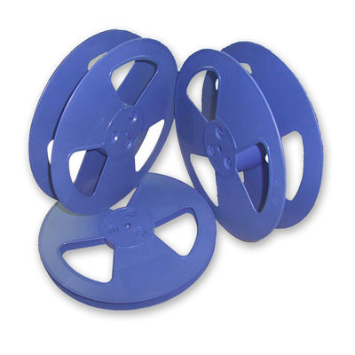 avvolgicavo di plastica di 24mm, bobine di cavo vuote blu per l'imballaggio della resistenza di SMD